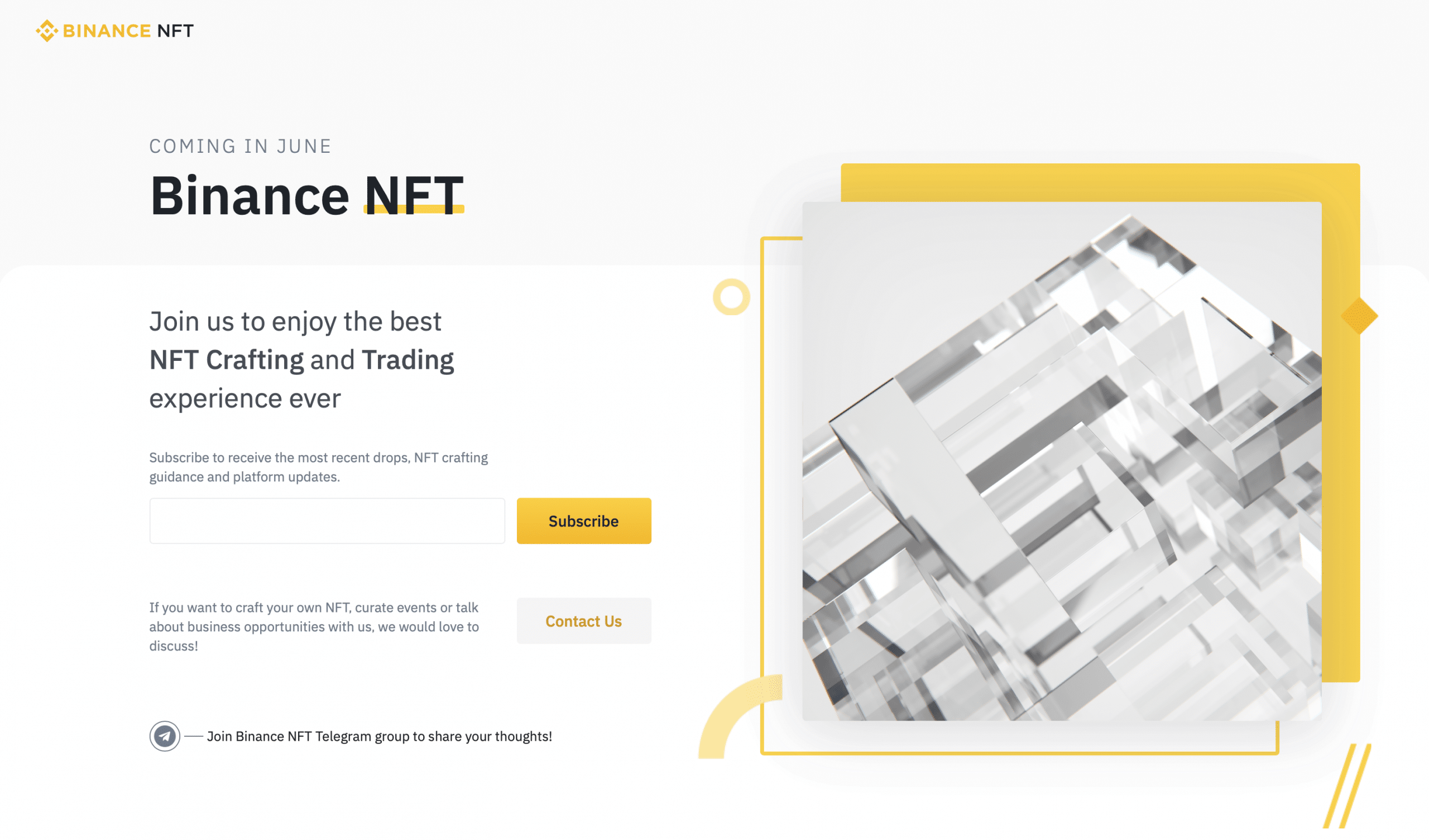 Binance NFT's new program will bring a new marketplace for creators and buyers alike.