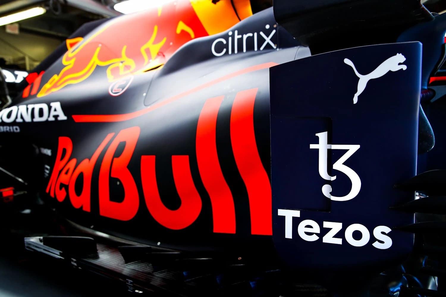 Red Bull's Formula One team embraces Tezos NFTs in ways big and small