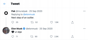 Elon Musk loves Pak's algos