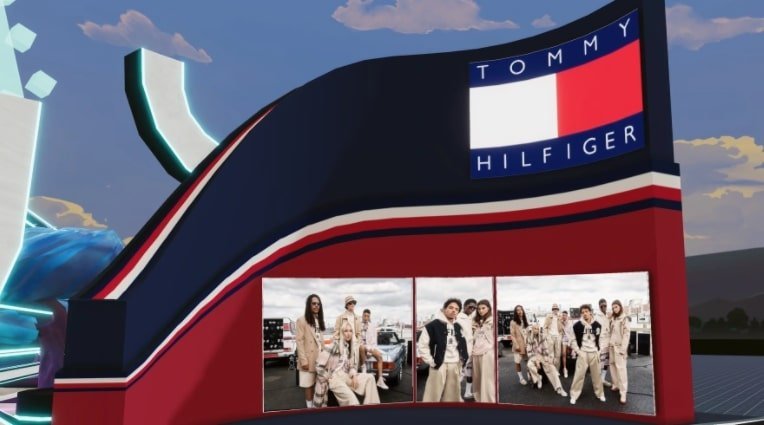 Tommy Hilfiger's HQ in Decentraland. 