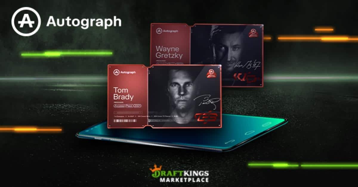 DraftKings NFT Marketplace Goes Live with Partner Autograph’s Debut