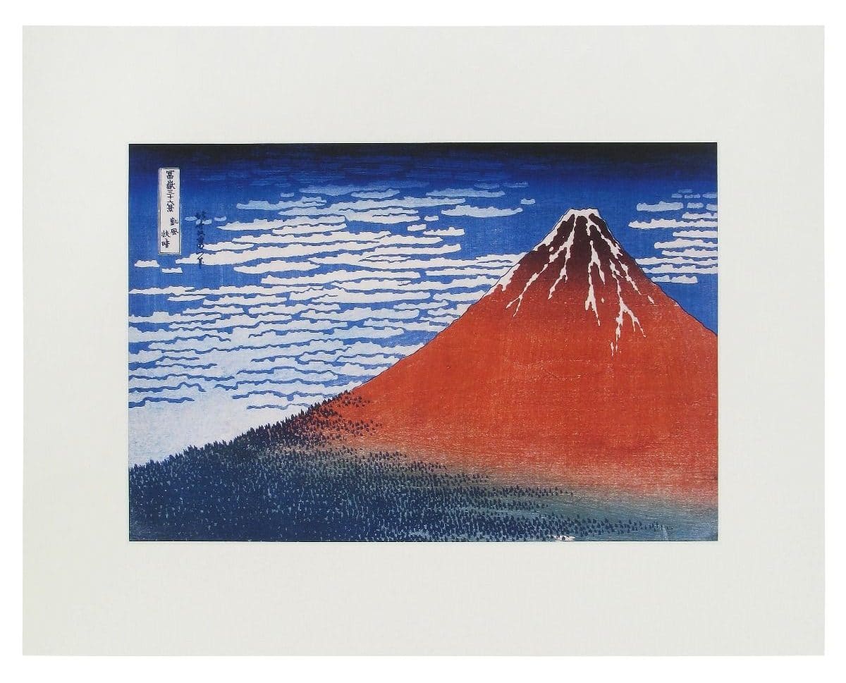 Drawing by Japanese artist Katsushika Hokusai