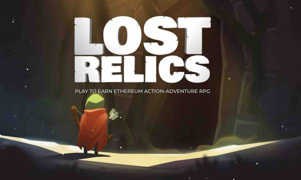 Lost Relics banner play to earn action RPG blockchain game