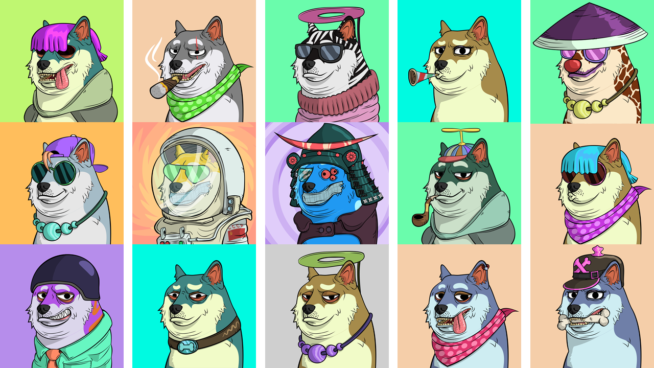 Love yourself a Shiba Inu? Check out The Doge Pound NFT Collectibles