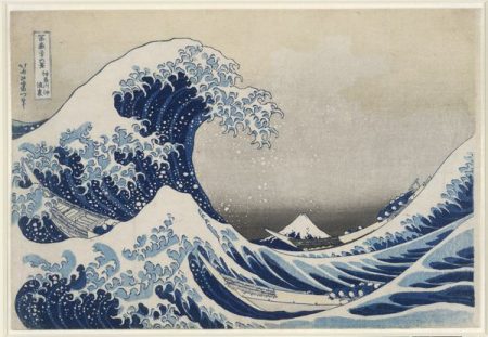 Artwork The Great Wave by Japanese artist Katsushika Hokusai