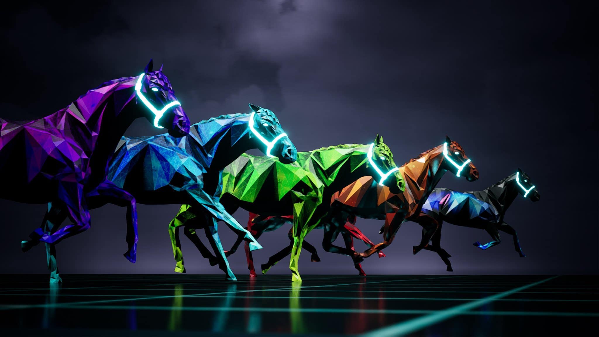 Digital horses of blockchain game Zed Run
