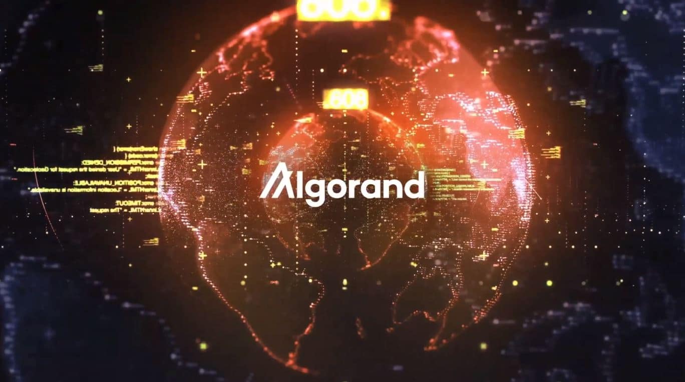 Screenshot of the Algorand official logo from the official website