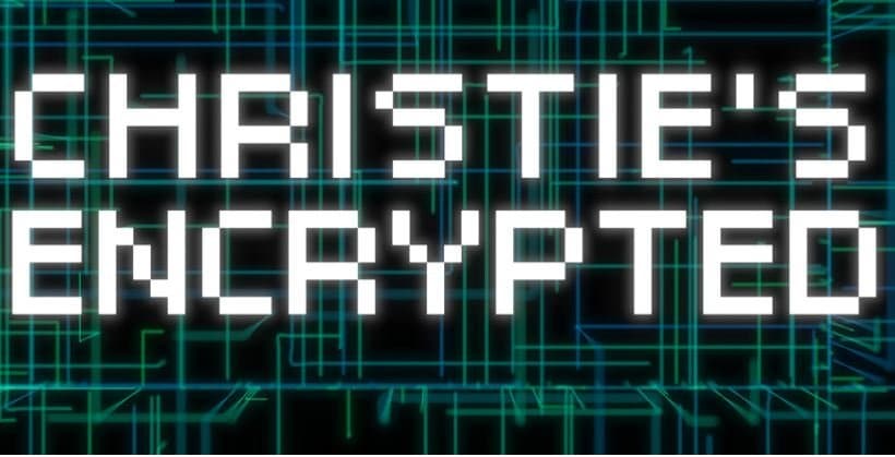 The official logo of Christie's Encrypted NFT collection