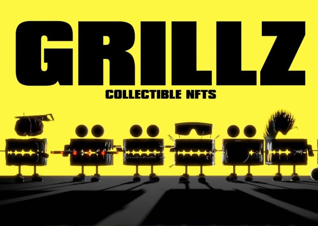 Official poster of the Grillz Gang NFT Collection created by VeeFriends