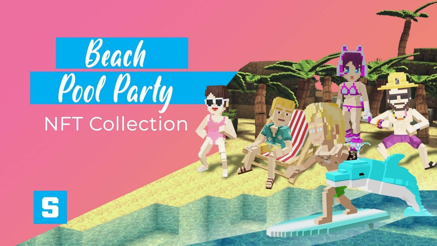 Sandbox Beach Party NFT Collection official poster