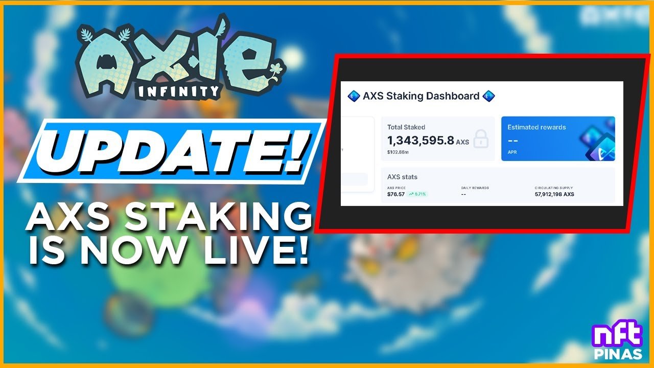 Axie Infinity AXS Staking Pool