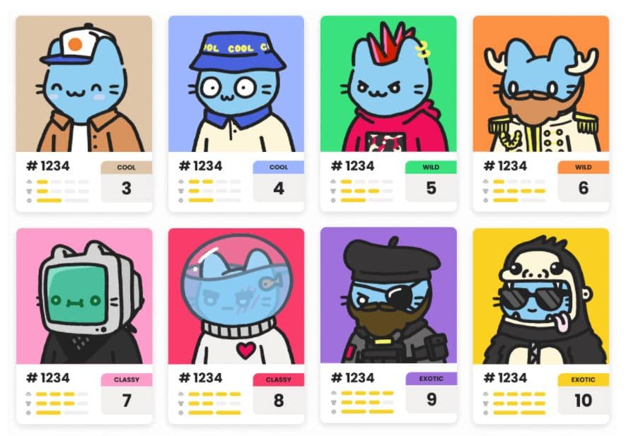 Cool Cats avatar NFT collection