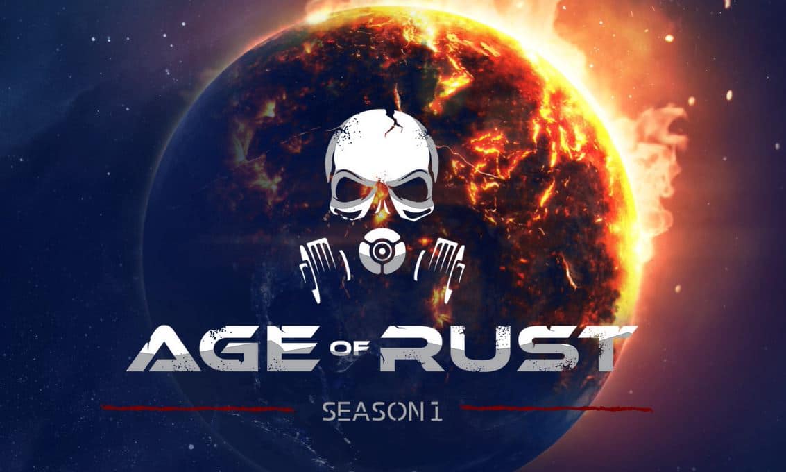 Image featuring the official logo of the Age of Rust NFT game