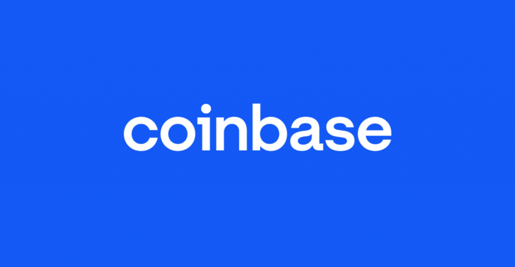 Image featuring the official Coinbase logo