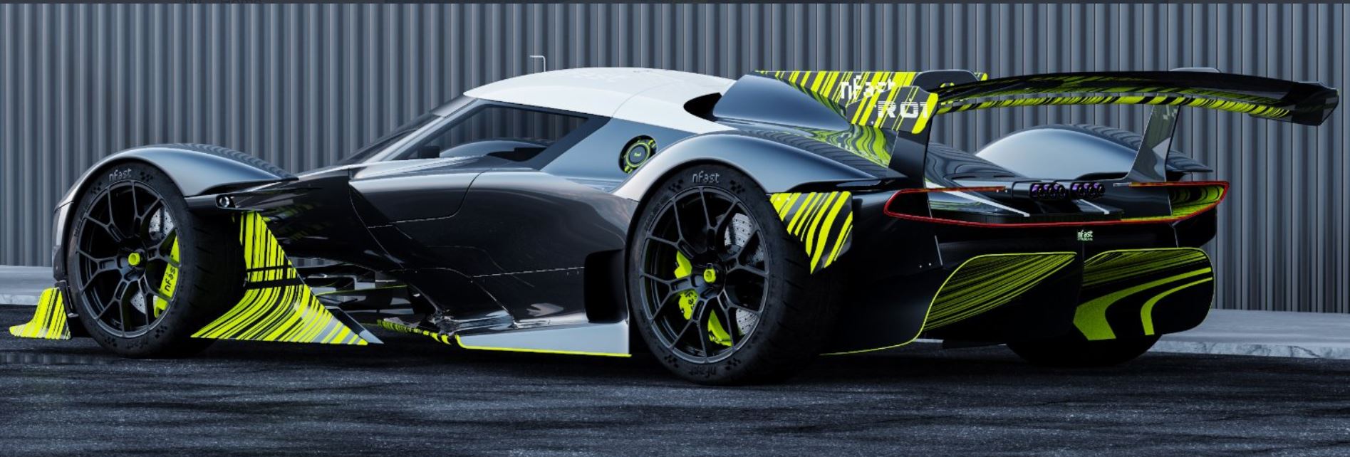 image of the R-01 hypercar NFT created by nfast