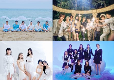 image showing aritsts from Cube Entertainment who will be part of the K-pop metaverse
