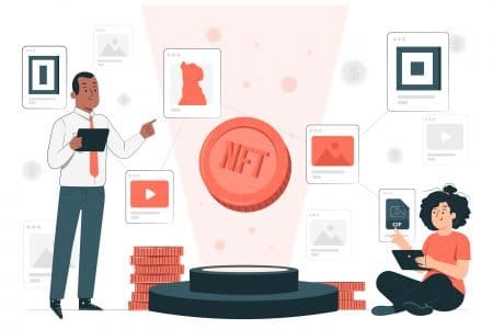 Illustration about NFTs