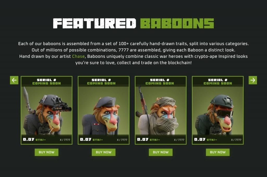 Baboon Brigade series 