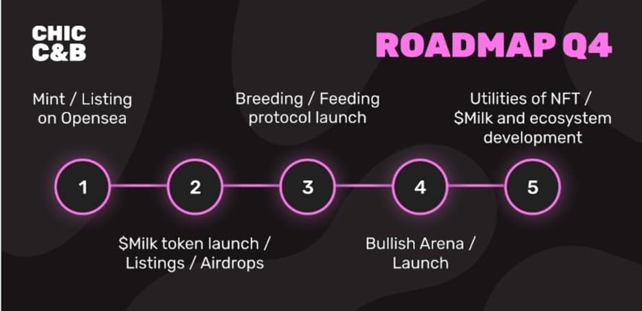Image showing the Chic Cow&Bullzz roadmap