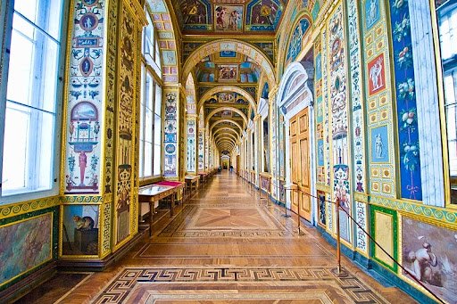 The State Hermitage Museum corridor 