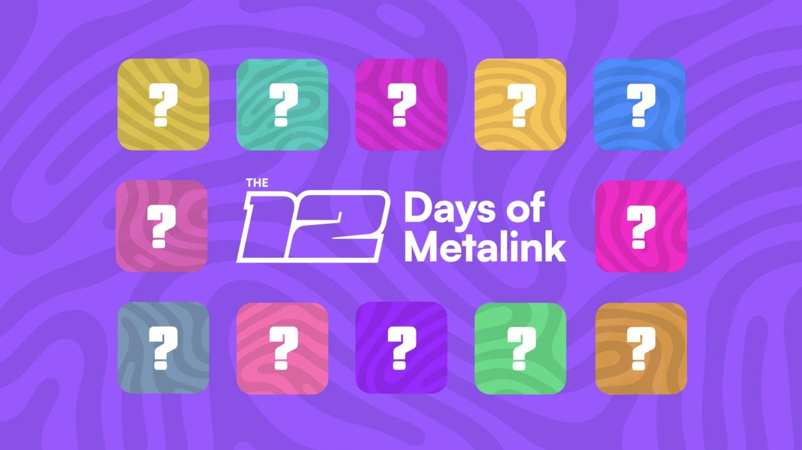 Promo Banner for "12 Days Of Metalink" Featuring NFT Wrapped Service