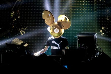 DJ Deadmau5 performing