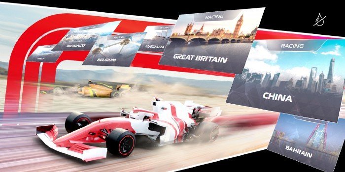 F1 Delta Time Grand Prix poster