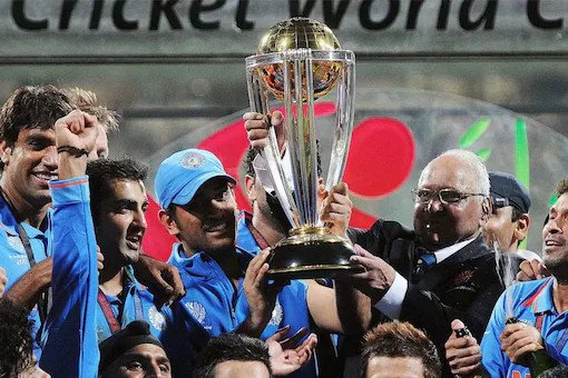 Indian cricket team's 2011 ICC Cricket World Cup winning moment