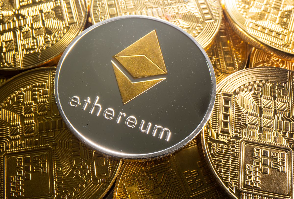 Etherum coins, Dado Ruvic, REUTERS, illustration, gold cryptocurrency
