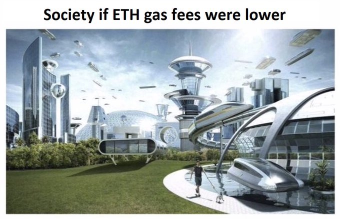 a meme featuring a utopian futuristic society