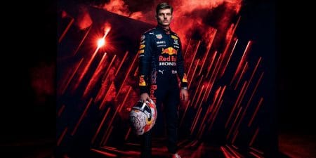 picture depicts F1 driver Max