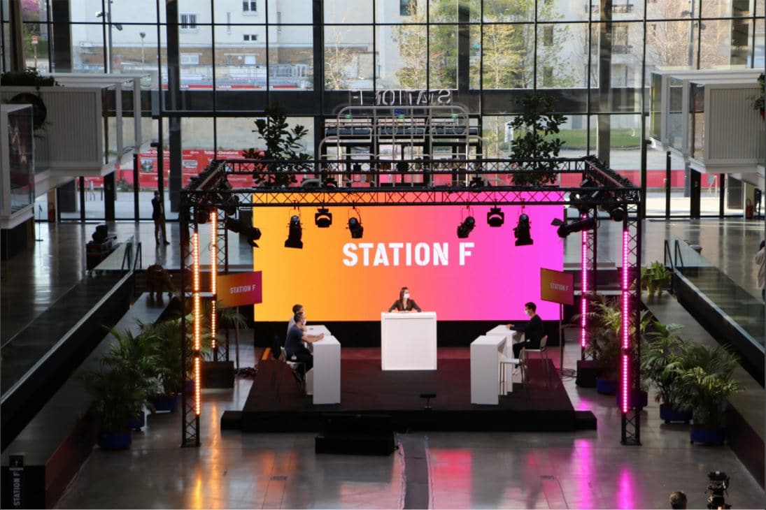image of the Station F venue in Paris