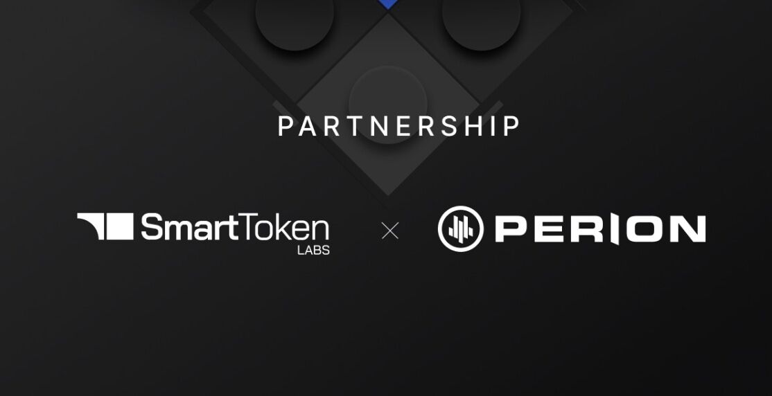 Promo banner for Smart Token Labs x Perion DAO
