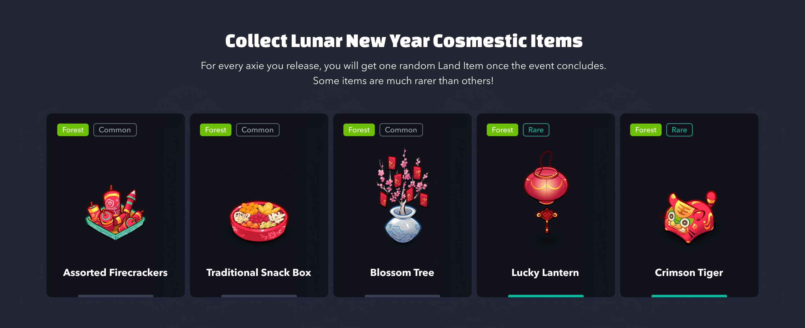 Axie Lunar New Year items