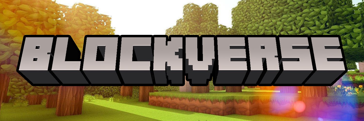 Blockverse NFT project's logo with trees in the background
