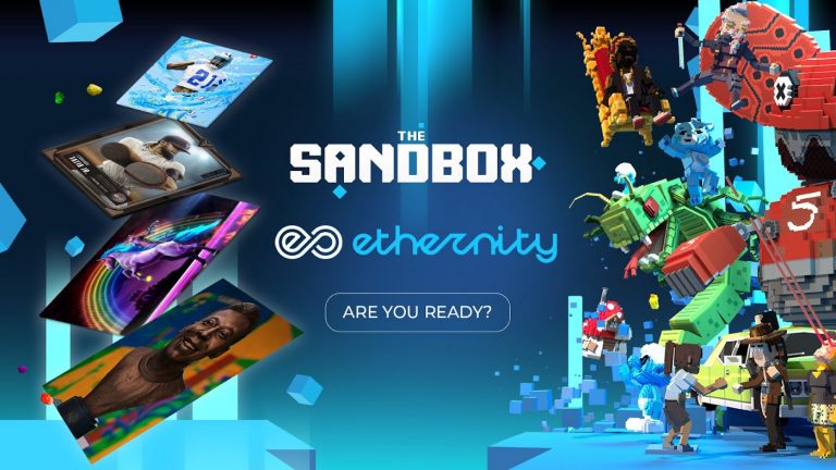 Ethernity x The Sandbox partnership announcement