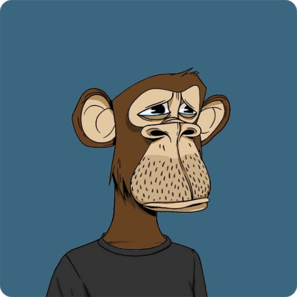 Picture depicts Bored ape