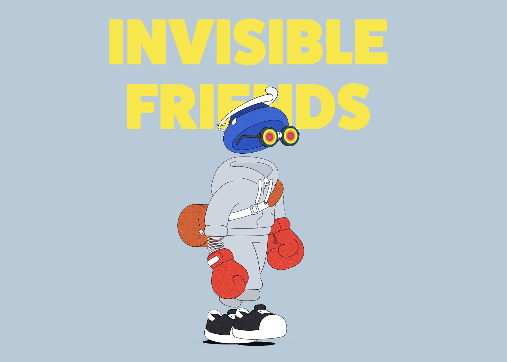 An NFT of the Invisible Friends NFT collection