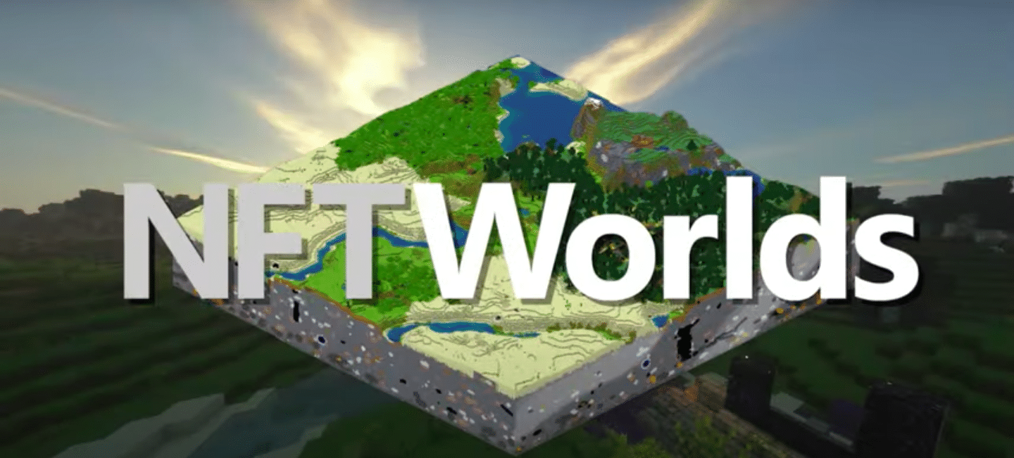 NFT Worlds logo with roadmap