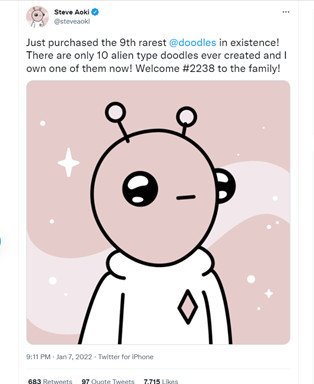 The tweet, outlining details about the Invisible Friends NFT presale