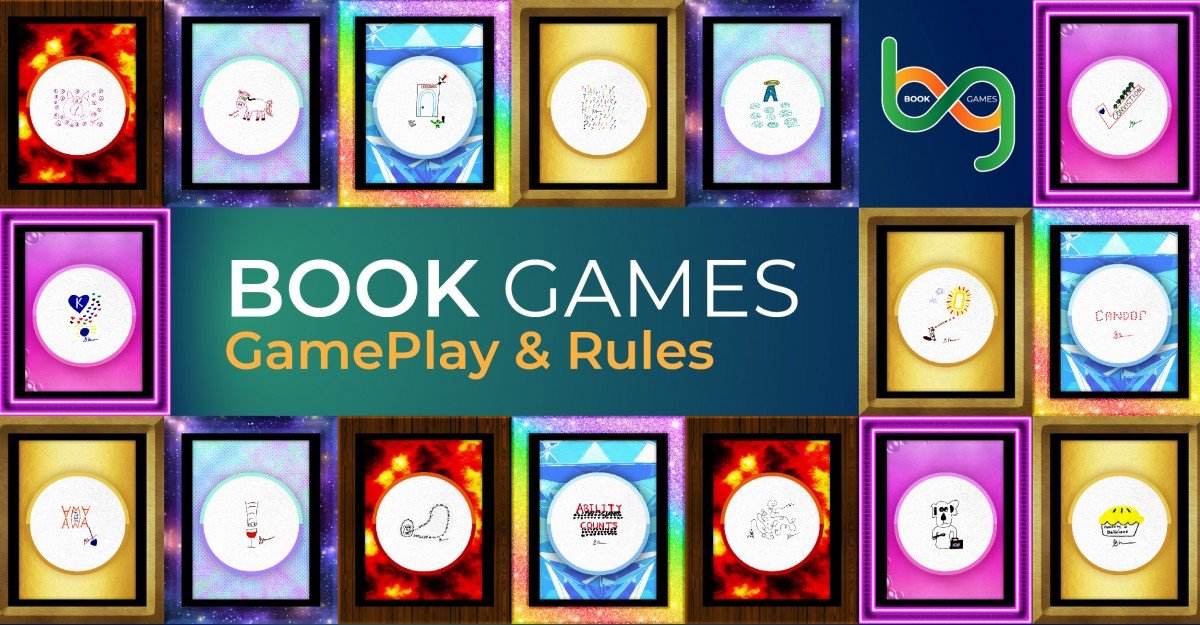 image of books and text that reads BOOK GAMES RULES for the Gary Vee nft collection