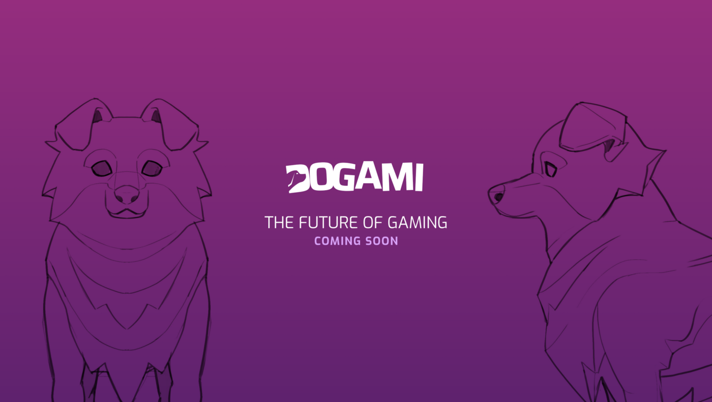 promo banner that reads " DOGAMI. The future of blockchain gaming. Coming soon.
