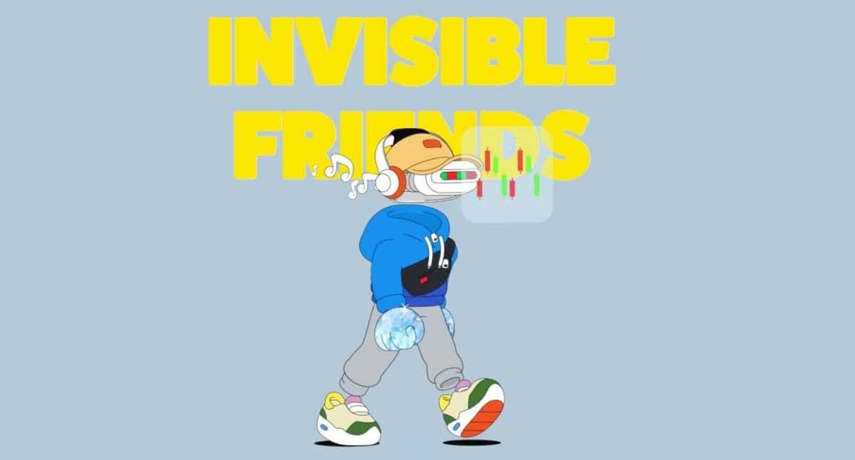 Logotipo y carácter NFT de Invisible Friends