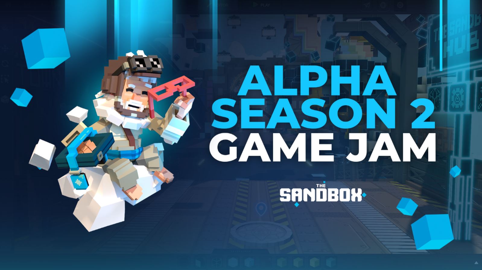 official poster of The Sandbox Game Jam Competition
