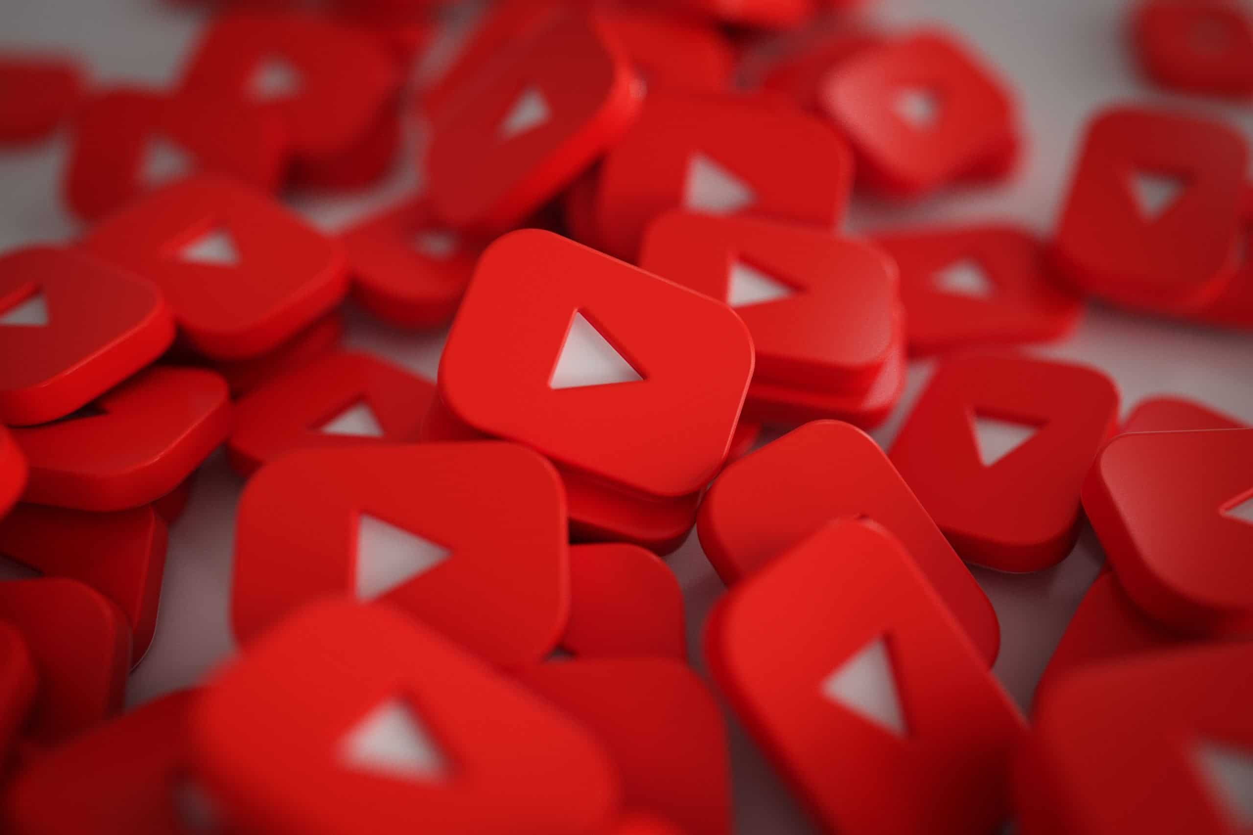 abstract image of YouTube NFT integration logo icons