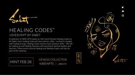 Ali Sabet's Healing Codes NFT Collection