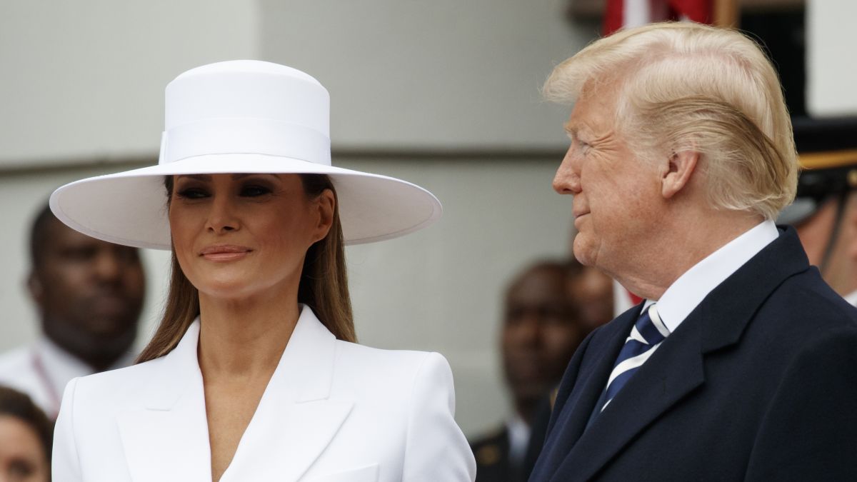 Blockchain record shows that Melania Trump bought her own white hat NFT