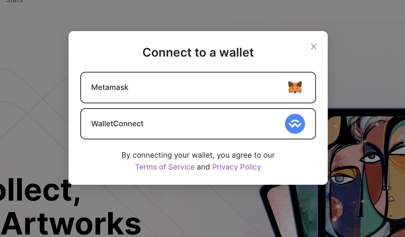 Steps to connect a wallet on WazirX