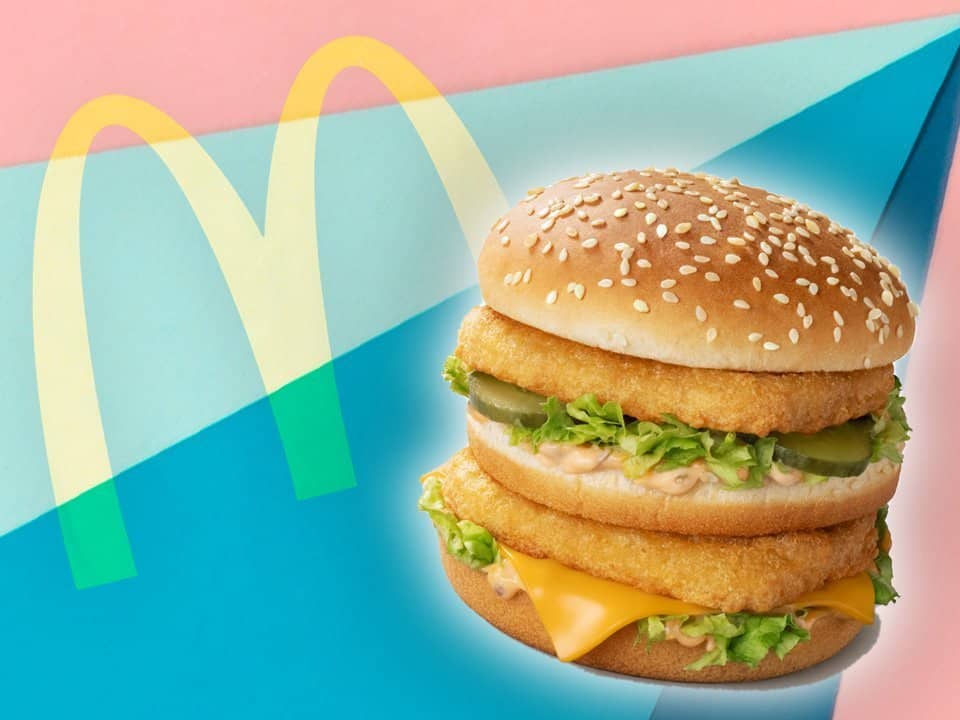 Picture depicts McDonald's burger