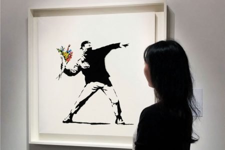 Love is in the Air, A Piece by Banksy is being turned into Fractionalized NFTs